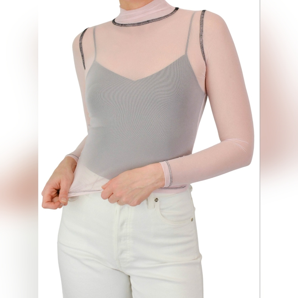 Sz XS NWT Sandy Liang Promise mesh top